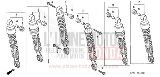 REAR CUSHION SH1501 de 2001
